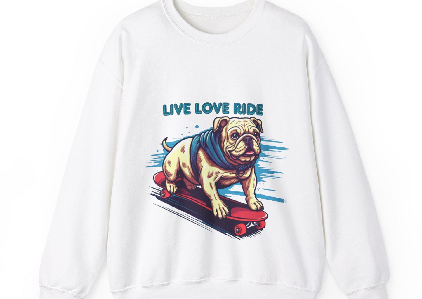 Unisex Heavy Blend™ Crewneck Sweatshirt Live Love Ride