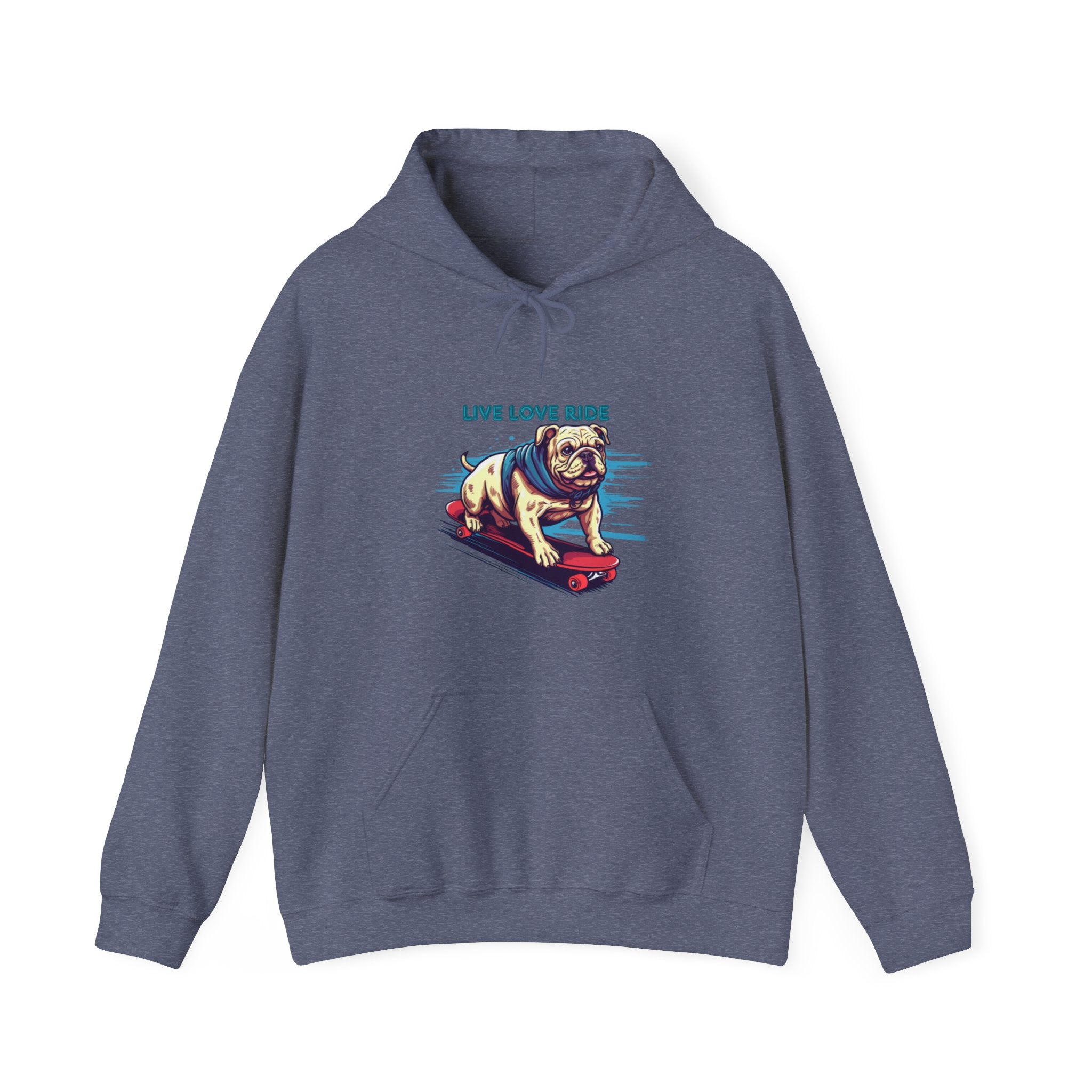 Hooded Sweatshirt Live Love Ride – Bull Skates