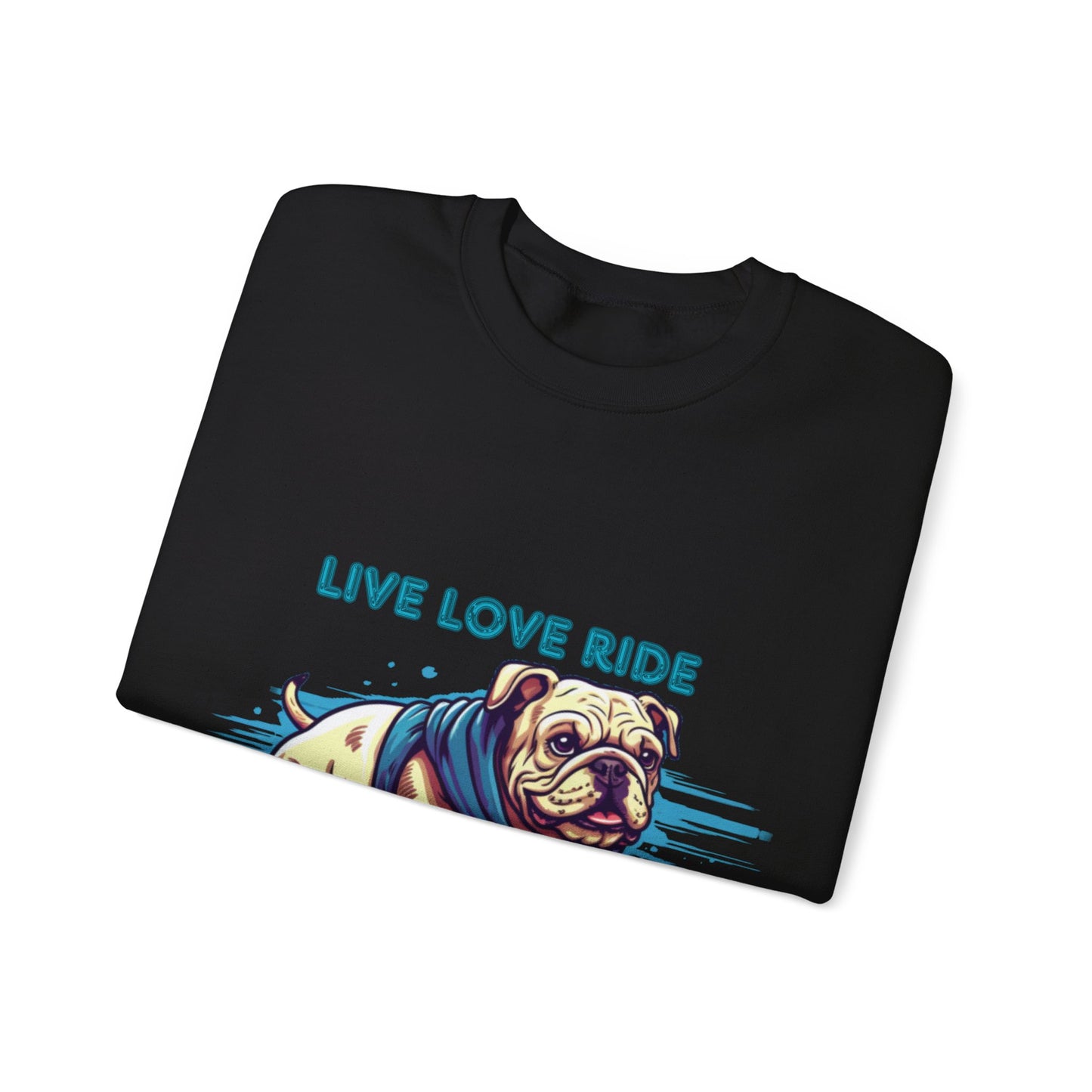 Unisex Heavy Blend™ Crewneck Sweatshirt Live Love Ride